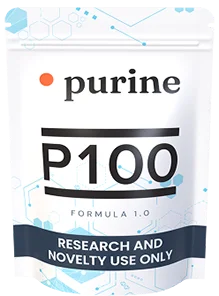 P100 Powdered Product Testing Kit by Purine - complete kit on white background
