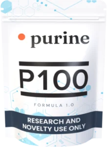 P100 Powdered Product Testing Kit by Purine - complete kit on white background
